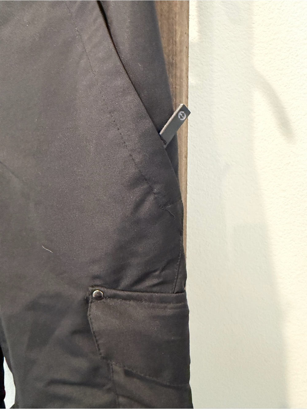Kids Black Snow Jogger Pants - Picture 4 of 8